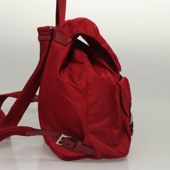 Prada Re-Nylon Red Synthetic Backpack Bag (Pre-Owned) - Picture 4 of 16